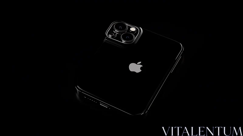 iPhone 13 Pro Black Glass Device Studio Photography.