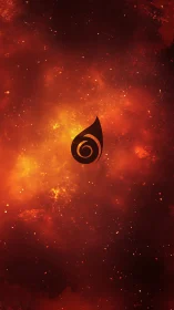 Spiral Fire Emblem Against Cosmic Inferno.