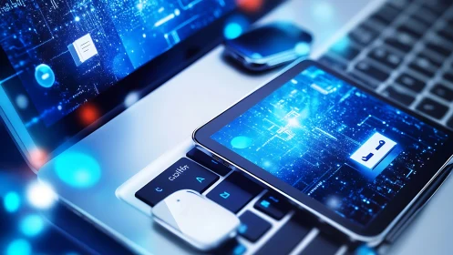 Multi-device secure access interface on networked hardware