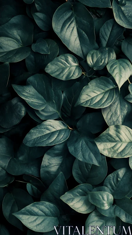 Deep green leaf layers inviting quiet forest daydreams.