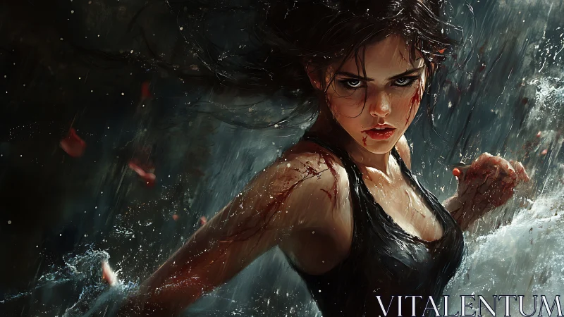 Storm-born fighter charges forward with fierce resolve