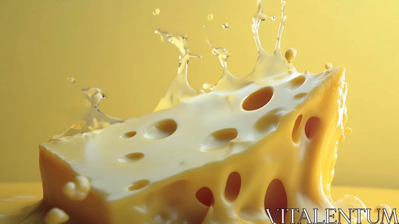 Golden cheese splash dances in creamy yellow daydreams.