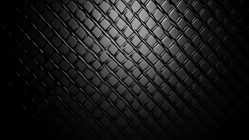 Black reflective diamond grid pattern with subtle lighting.
