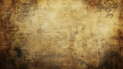 Weathered parchment texture with grunge border edges.
