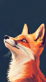 Fox philosopher lifts its gaze toward unseen constellations