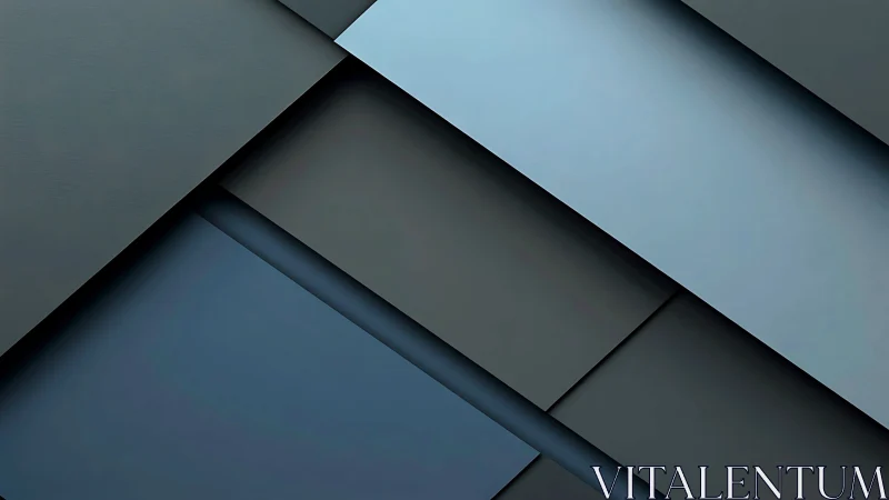 Midnight steel planes slide in layered geometric hush.