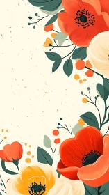 Garden Dreams in Warm Hues.