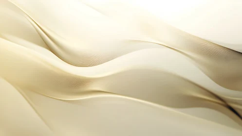 Silken waves drift calmly through a golden digital breeze