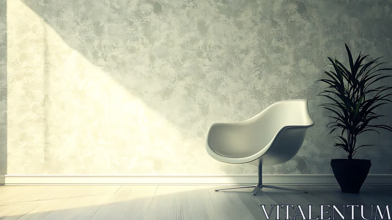 Soft morning light welcomes a cozy modern reading corner