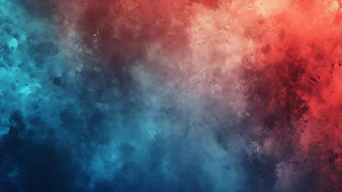 Gentle red and blue clouds drifting through soft twilight.