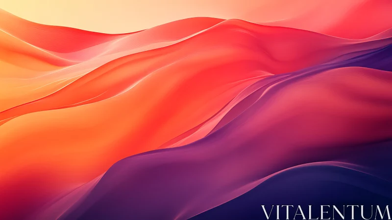 Gradient dunes glow with flowing neon sunset light.