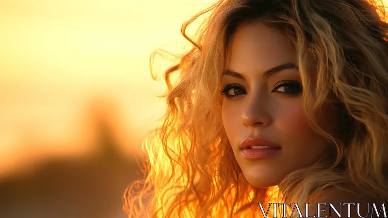 Sunlit portrait showcases warm rim lighting and shallow depth-of-field