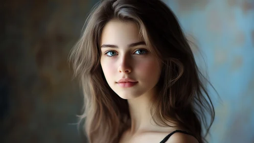 Soft daylight lingers across a quietly luminous portrait