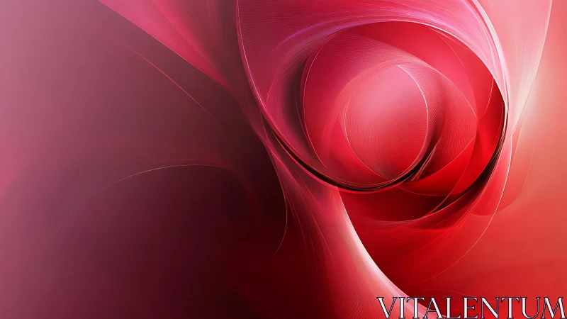 Velvet Vortex Bloom swirling in rose-lit abstraction.