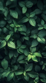 Dense green foliage pattern with layered leafy texture.