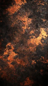 Oxidized Metal Surface Texture Study. Corroded Industrial.