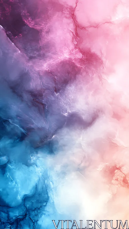 Chromatic nebula gradient with turbulent volumetric diffusion.