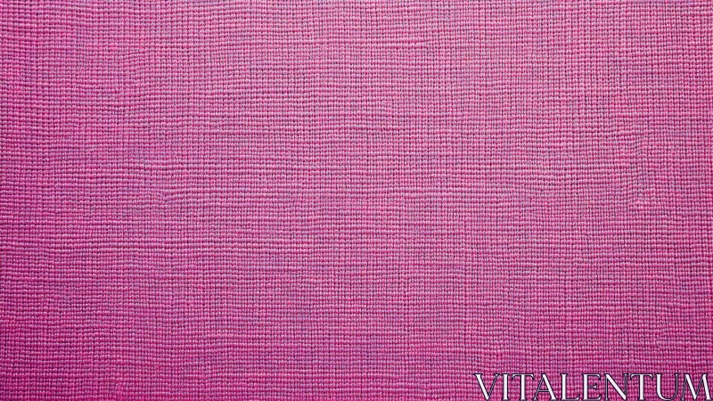 Pink woven textile texture with fine grid pattern surface.