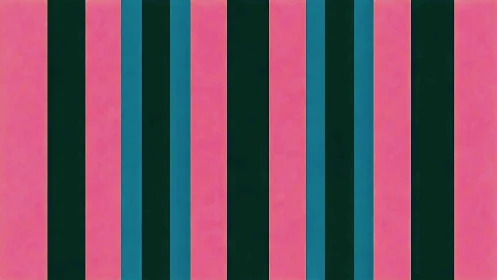 Chromatic stripe field with modular teal and magenta bands.