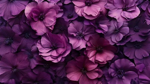 Layered Phlox Florals in Magenta Tones.