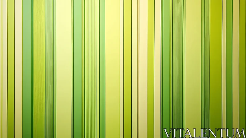 Striped lime rhythms climb upward in layered green bands