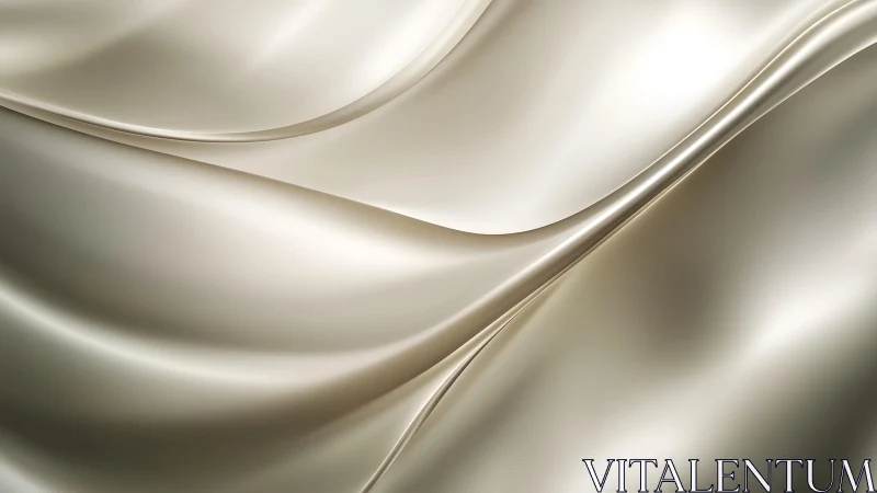 Elegant flowing satin fabric abstract in soft metallic tones.