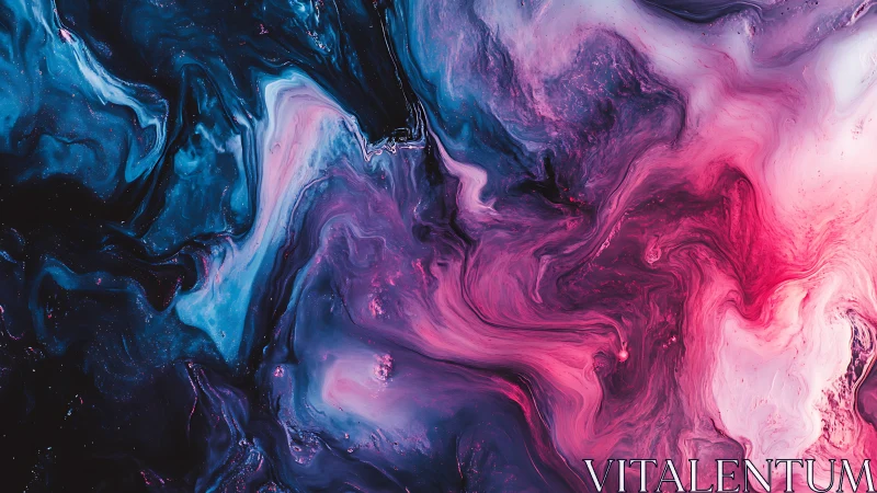 Neon cosmic nebula flows through deep void gradients.