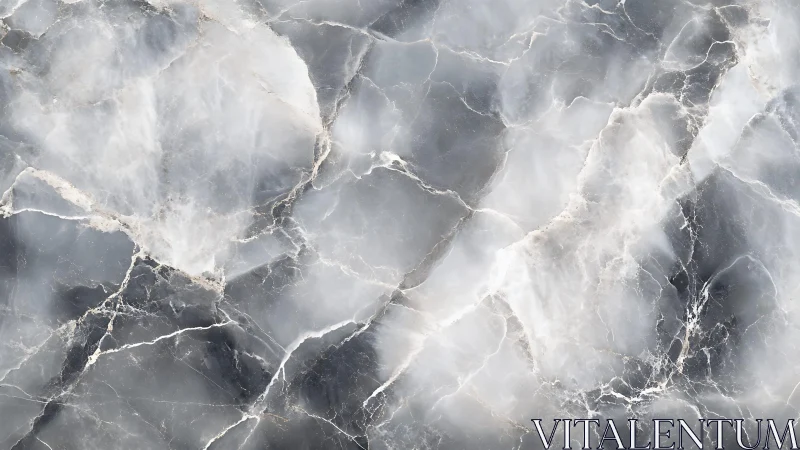 Elegant cloudy gray marble texture with white veins, modern look.