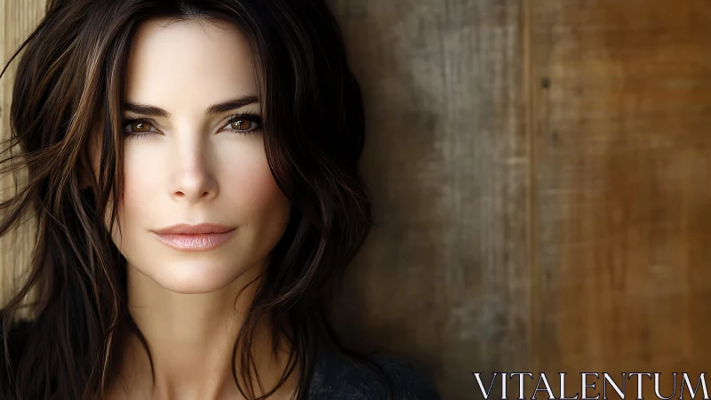 High-resolution close portrait under soft frontal natural light