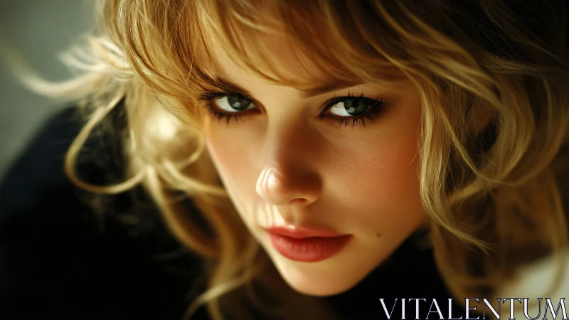 Close-up portrait shows detailed facial features in focus