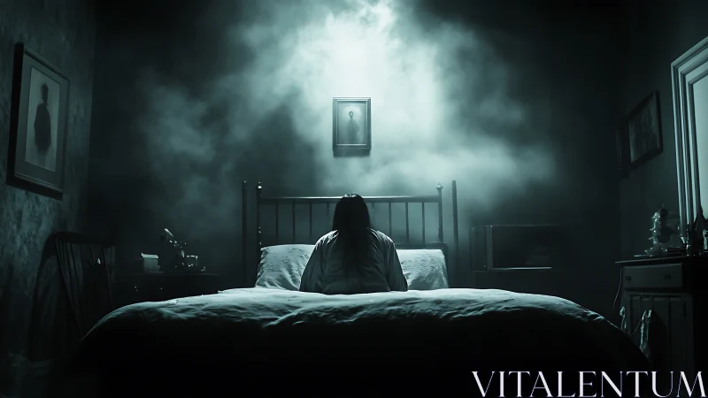 Fog-drenched bedroom scene invites eerie nighttime tension