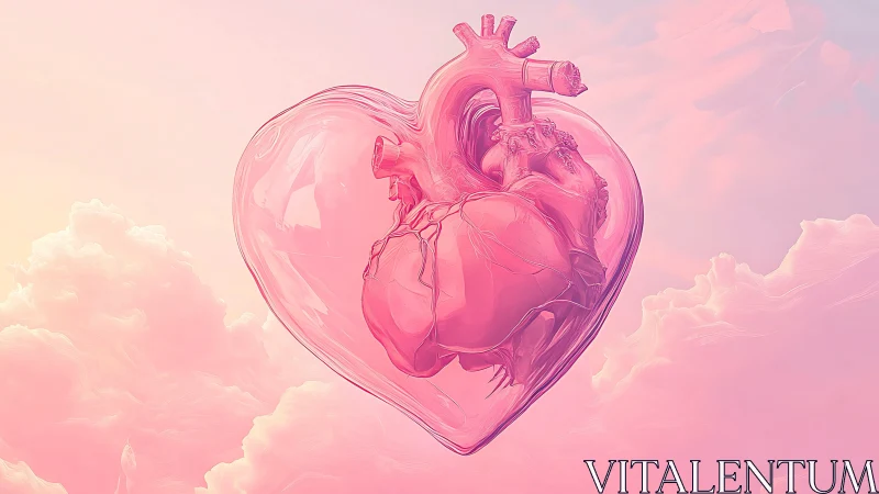 Crystalline Heart Surgery: Anatomical Translucence in Rose.