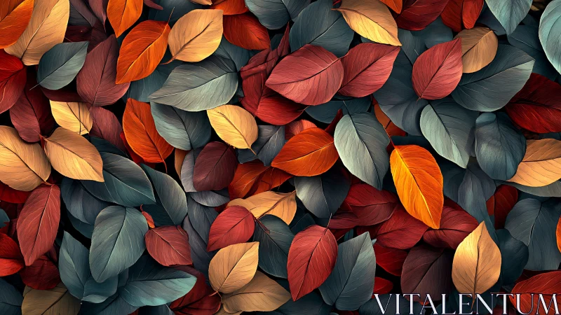 Velvet autumn leaves in a cozy tapestry of color.