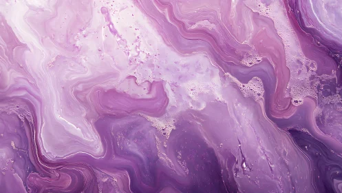Purple liquid marbled abstract with swirling fluid layers.