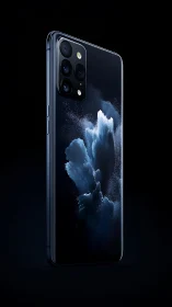 Premium Flagship Smartphone with Quad-Camera Array Dark.