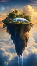 Floating Sanctuary: Where Earth Embraces the Sky.