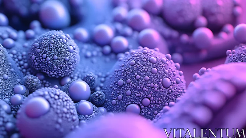 Spherical clustered forms with dense bubble-like surface texture.