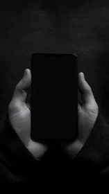 Void Messenger: Hand Cradles the Glowing Abyss.