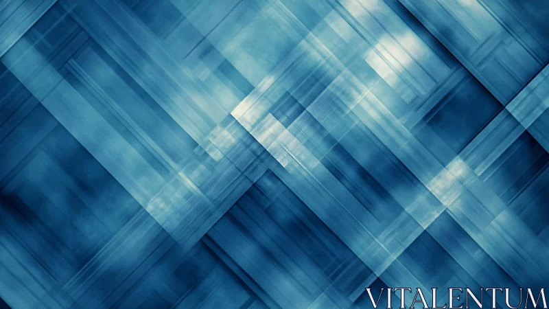 Abstract blue geometric pattern with diagonal lines and modern style.