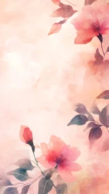 Blushing Petals Dance Through Soft Luminescent Clouds