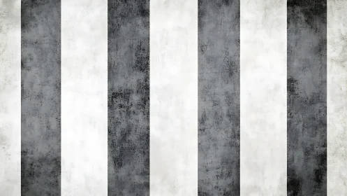 Stoic grayscale stripes with weathered industrial grace.