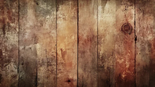 Weathered wooden planks with warm rustic patina texture.