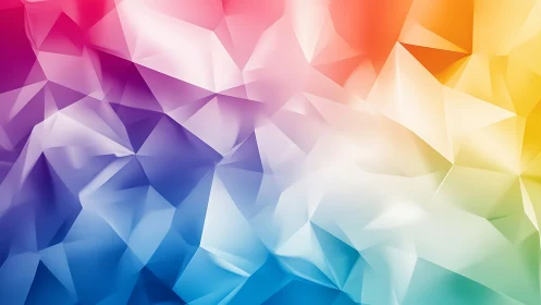 Prismatic polygon daydreams in a soft rainbow drift.