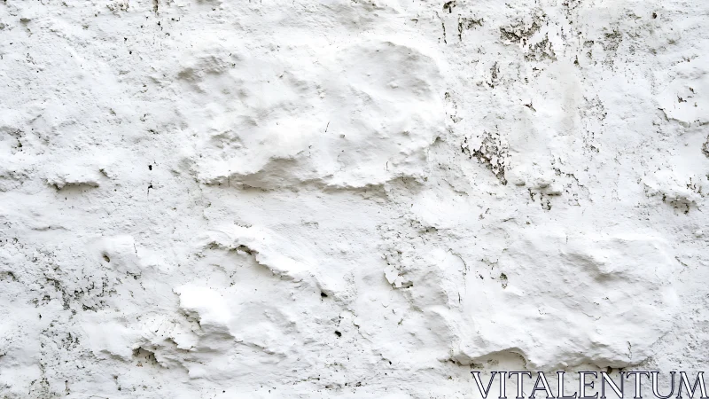 Weathered white plaster wall with rough organic texture.