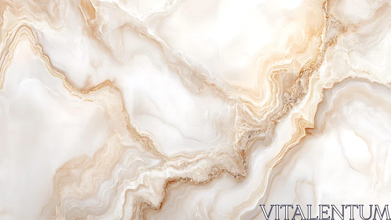 Elegant beige marble texture with soft natural veins, abstract style.