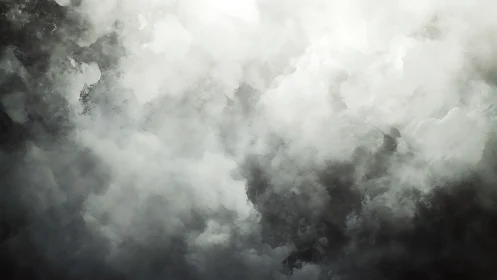 Abstract storm cloud mass with soft monochrome gradients.