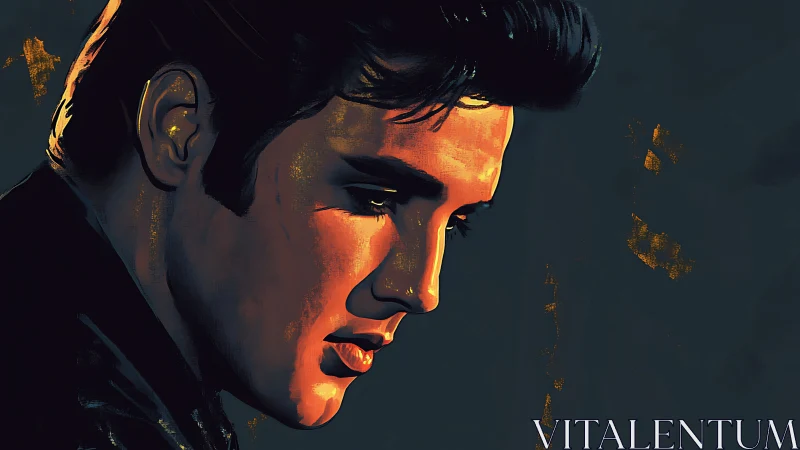 Moody male portrait glows with cinematic rim light.