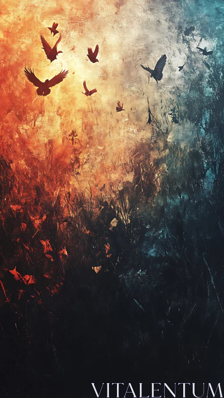 Birdsong Between Firelight And Frosted Sky, Mid-Flight Reverie.