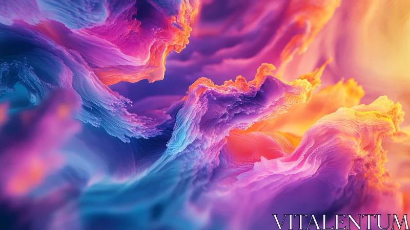 Glowing pastel waves of color drifting through a dreamy sky.