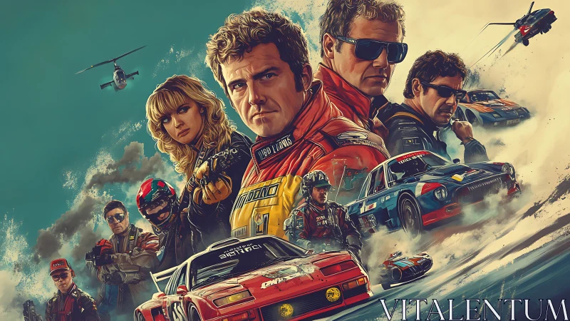 Turbo legends collide in neon-fumed retro racing mayhem.